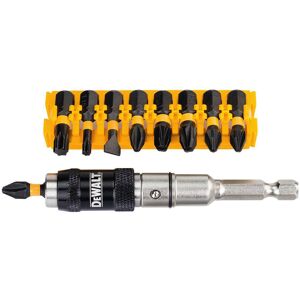 DeWalt 10 Piece Impact Torsion Pivoting Holder Screwdriver Bit Set