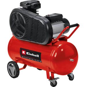 Einhell 90L Belt Driven Air Compressor -10 Bar, 145 PSI, 240V, 3000W Long-Life Motor, Pressure Reducer, V-Belt Drive - TE-AC 430/90/10 Compressed Air Pump For Workshops, 3 Year Warranty