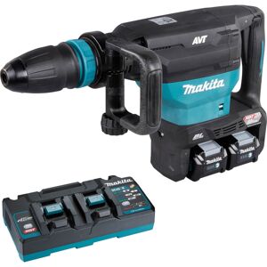 Makita HM002G Twin 40v Max XGT Cordless Brushless Demolition Hammer 2 x 2.5ah Li-ion Charger Case