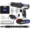 DICN (with 2x 1500mAh Lithium-Ion Batteries) 21V Cordless Lithium-ion Drill Electric
