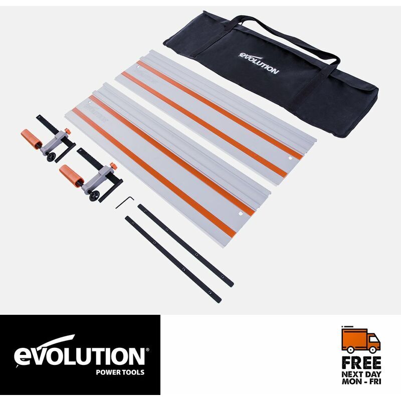 Evolution Power Tools - Evolution ST1400 1.4m Track (700mm x2) with Connectors