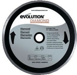 Evolution Power Tools - 210mm Diamond Blade