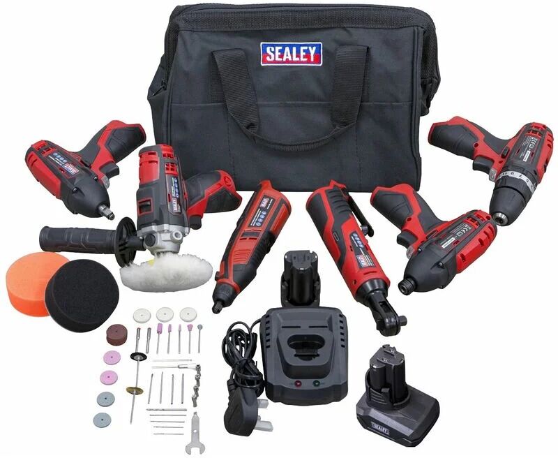 6 x 12V SV12 Series Cordless Power Tool Combo Kit CP1200COMBO2 - Sealey