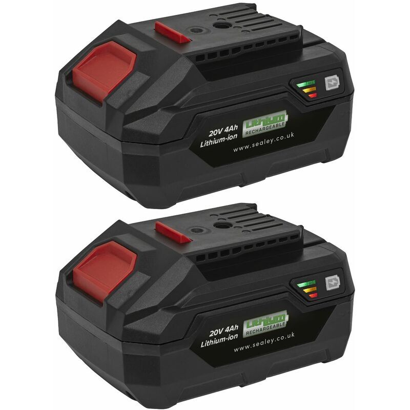 Power Tool Battery Pack 20V 4Ah Kit for SV20 Series BK04 - Sealey