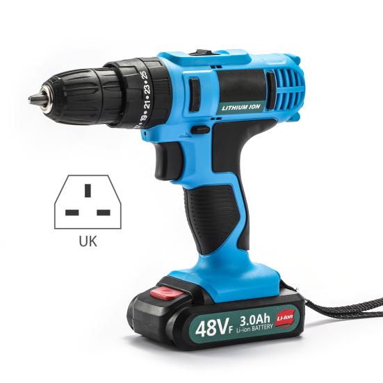 Power Tool 48V Wireless Rechargeable Speed Variable Electric Screwdriver Drill Hand Tool