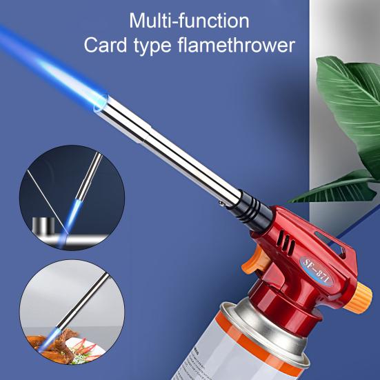 Power Tool Useful Gas Torch Igniter Detachable Metal Soldering Long Lifespan Food Baking Welding Adjustable Flame