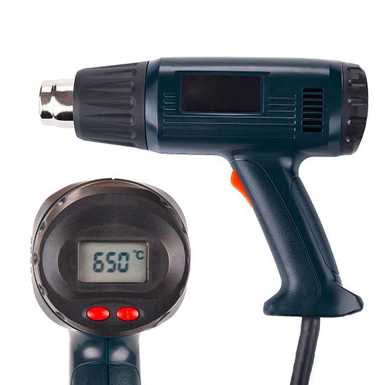 Power Tool 2000W Double Vortex Digital Display Hot Air Nozzle Heat Airbrush Electric Tool