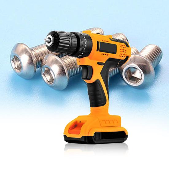 Power Tool 68VF Electric Screwdriver Impact Rechargeable Cordless Drill