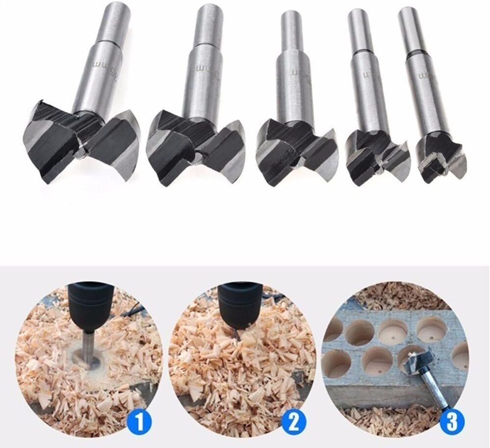 Power Tool 16-50mm Diameter Carbide Alloy Drill Bit Hole Saw Woodworking Metal Cutting Tool