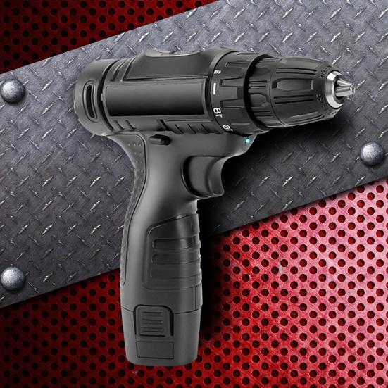 Power Tool Cordless Electric Hand Drill Ergonomic Comfort Grip Handle Wear-resistant Cordless Hand Electric Drill for Household