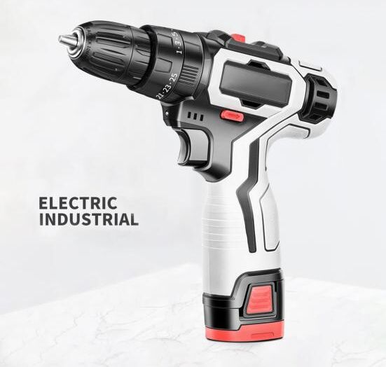 Power Tool 12V/18V Adjustable Speed Wireless Power DC Battery Electric Screwdriver Drill