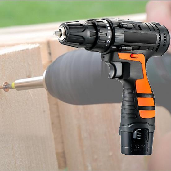Power Tool EU/US Plug 12V 1300mAh Electric Drill Powerful Double Speed Cordless Screwdriver for Home