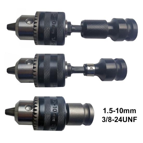Power Tool 3/4Pcs/Set 10mm 3-jaw Drill Chuck Wrench Adapter Converter Repair Tool Kits