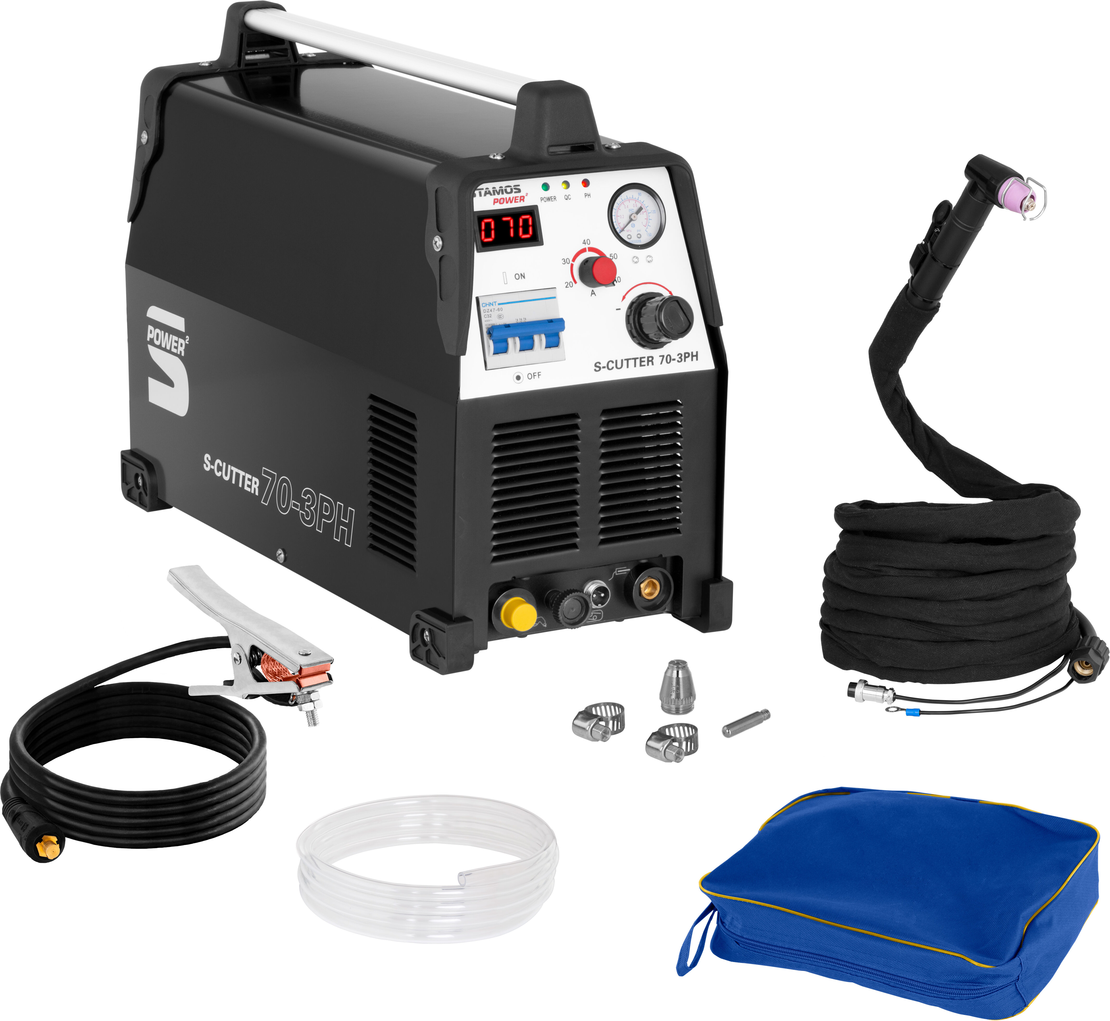 Stamos Power ² Plasma Cutter - 70 A - 400 V - pilot arc S-CUTTER 70-3PH