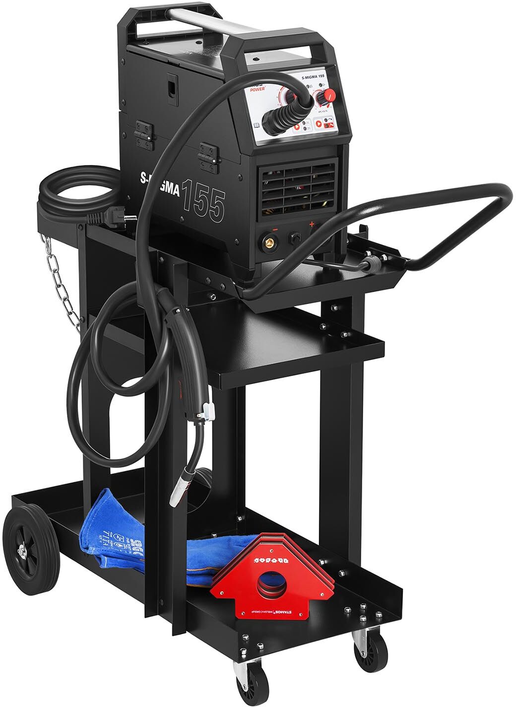 Stamos Welding Group Welding Cart - Flat - 3 Compartments - 75 kg SWG-WC-1