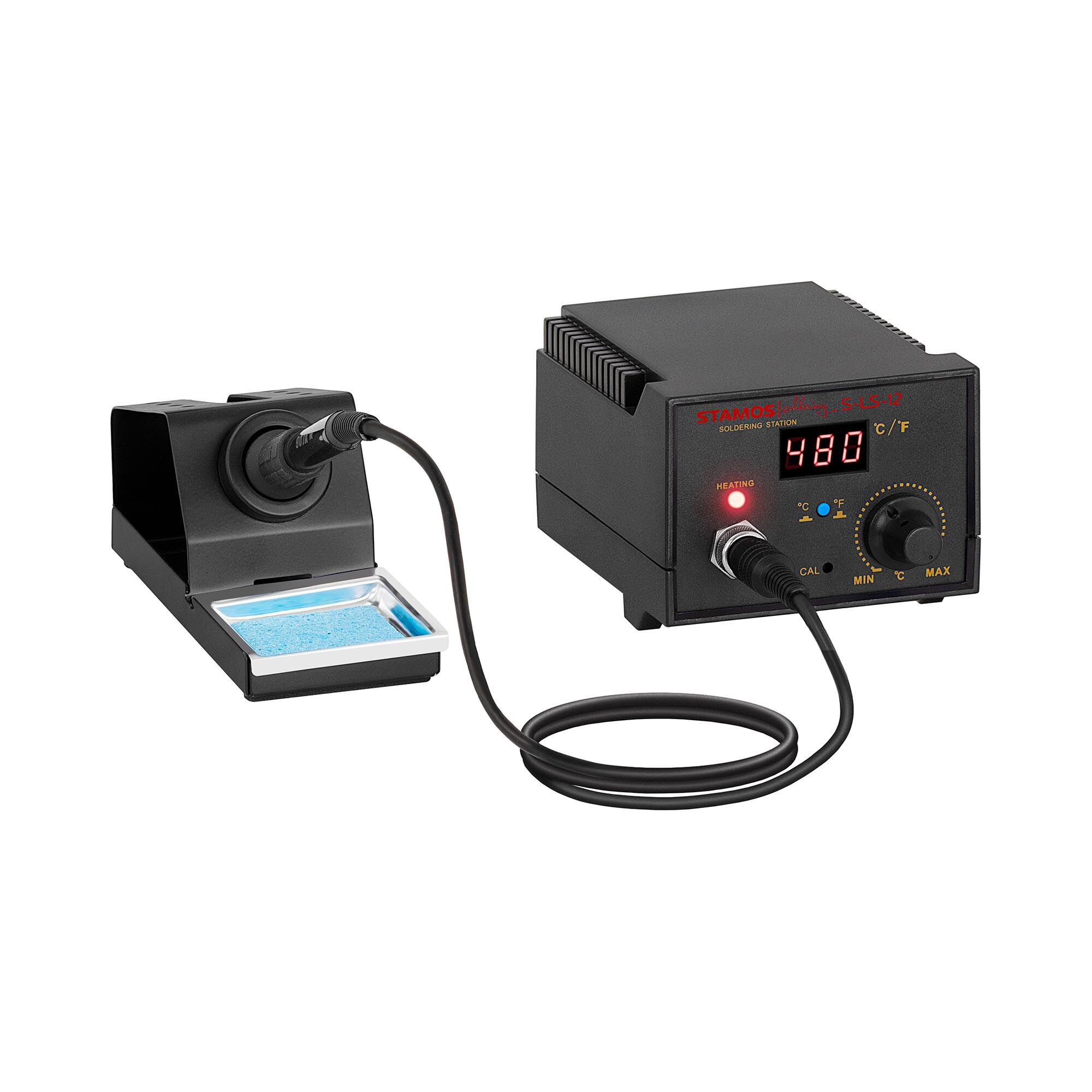 Stamos Soldering Digital Soldering Station - 65 Watt – LED - Basic S-LS-12 Basic