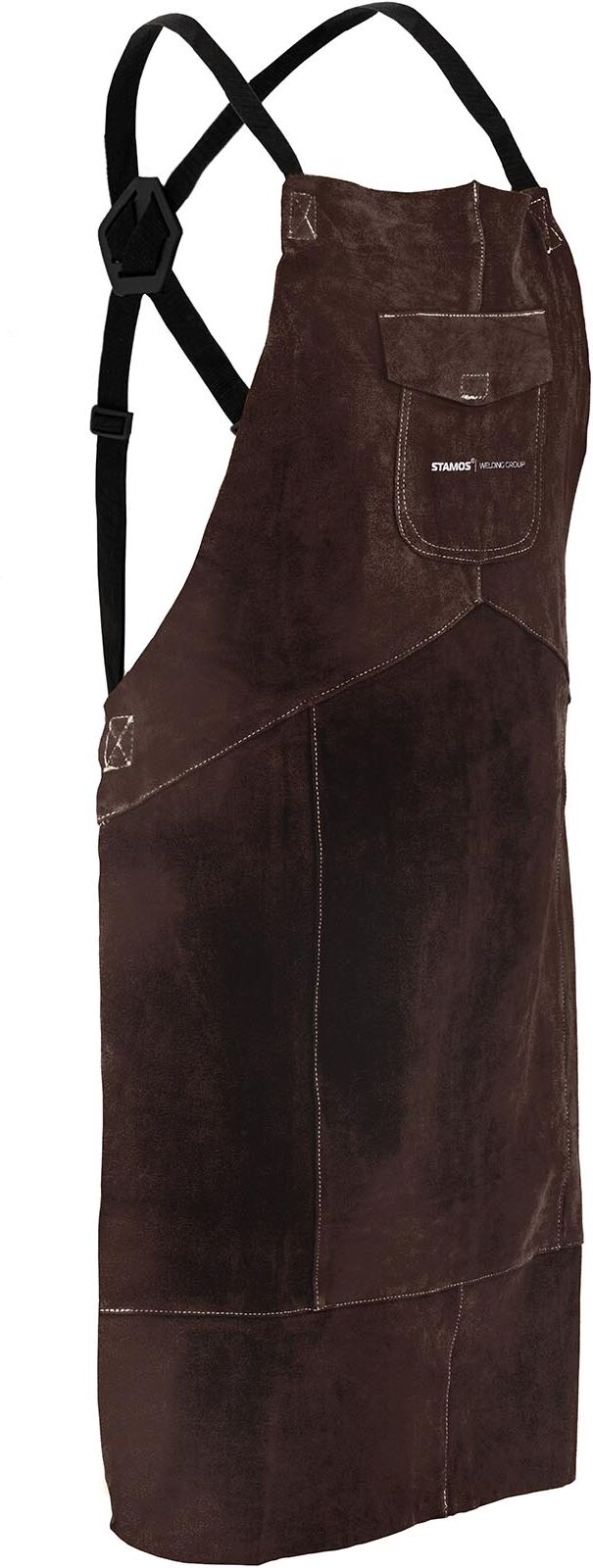 Stamos Welding Group Welding Apron - cow split leather - size L SWA03L