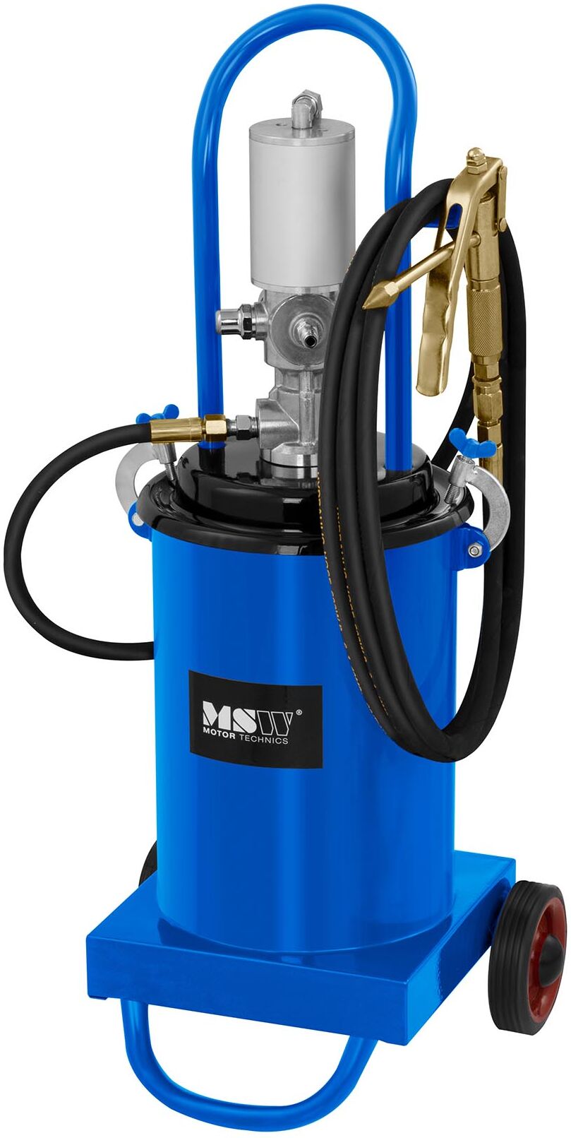 MSW Pneumatic Grease Pump - 12 litres - portable - 240-320 bar pump pressure PRO-G 12