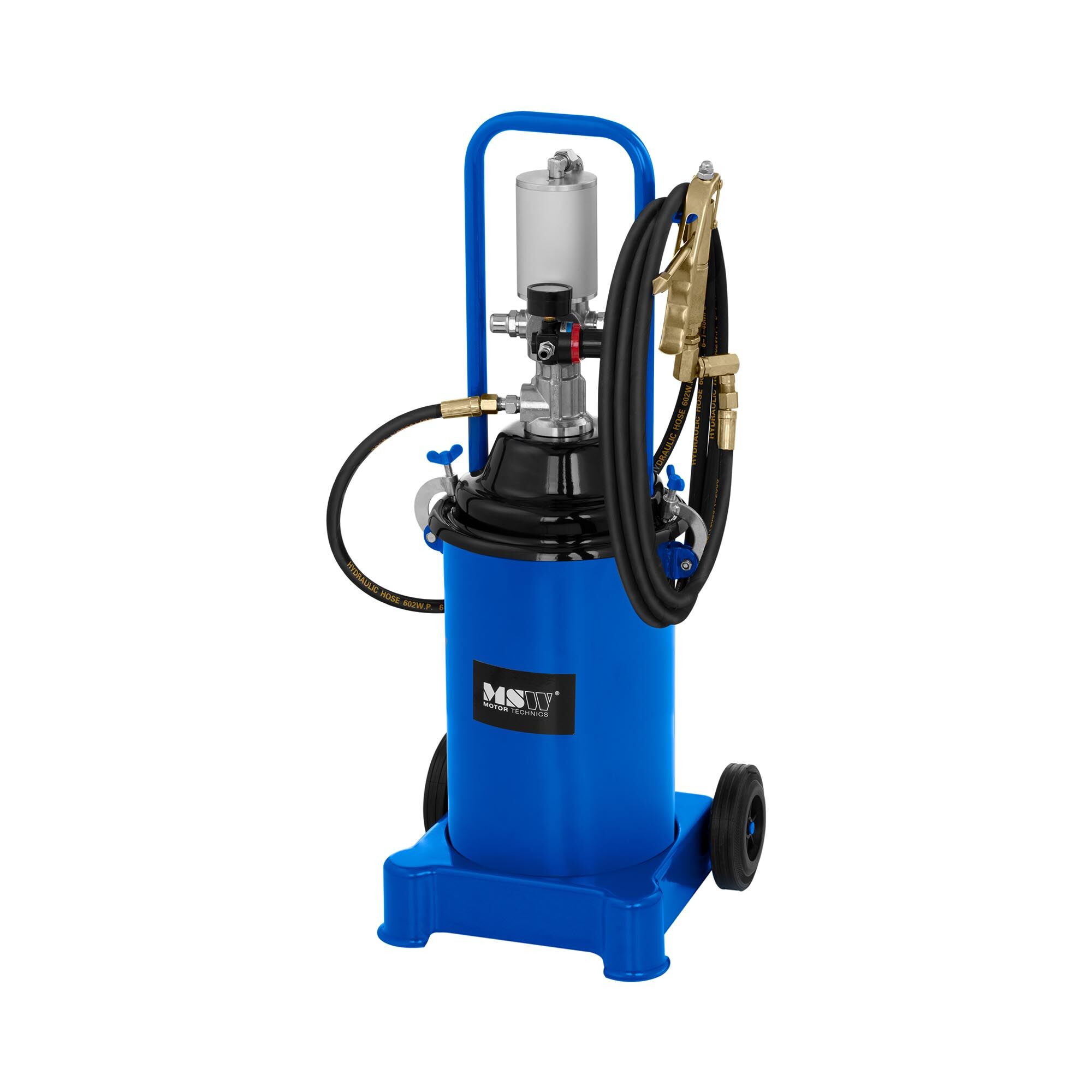 MSW Pneumatic Grease Pump - 12 litres - portable - 300-400 bar pump pressure PRO-G 12M