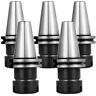 VEVOR 5 PCS Collet Set, CAT40 ER32 Collet Chuck, for CNC Engraving Machine & Milling Lathe Tool (CAT40 ER32)