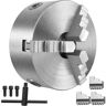 VEVOR K11-160 Lathe Chuck 6", Metal Lathe Chuck Self-centering 3 Jaw, Lathe Chuck With Two Sets Of Jaws, for Grinding Machines Milling Machines