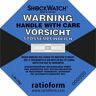 kaiserkraft Shockwatch® Präzisionsindikator, VE 50 Stk, Empfindlichkeit 10 g / 50 ms, dunkelblau