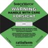 kaiserkraft Shockwatch® Präzisionsindikator, VE 50 Stk, Empfindlichkeit 100 g / 50 ms, hellgrün