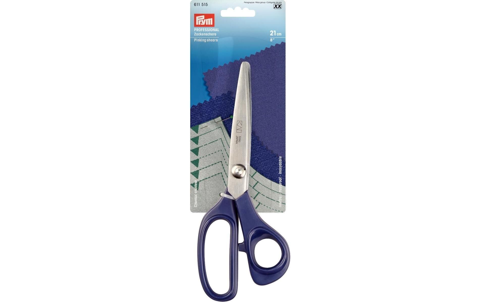 Prym Haushaltsschere »Zackenschere Professional 21 cm, 1 Stück«, (1 tlg.) blau