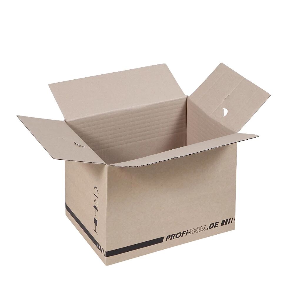 Profi-Boxen aus 1-welliger Pappe, FEFCO 0701 Innenmaße 305 x 215 x 220 mm, VE 50 Stk