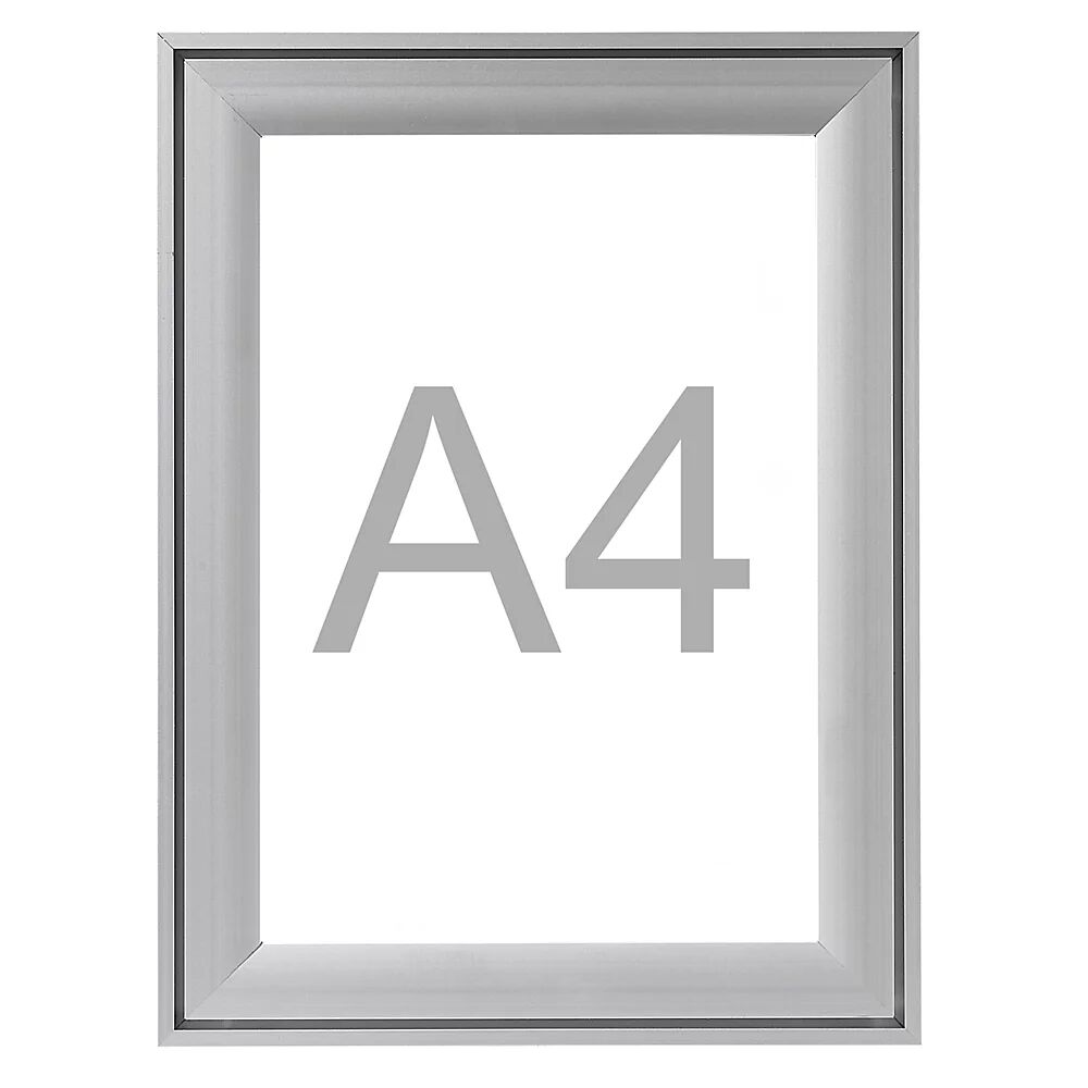 Premium-Klapprahmen Aluminiumprofil, VE 2 Stk für DIN A4, HxB 351 x 264 mm