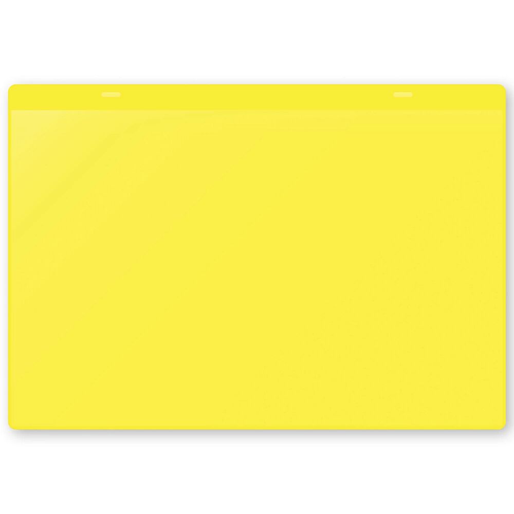 Dokumententaschen, selbstklebend DIN A4 quer, VE 50 Stk gelb