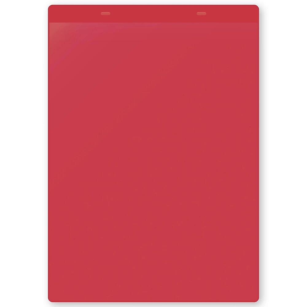 Dokumententaschen, selbstklebend DIN A4 hoch, VE 10 Stk rot
