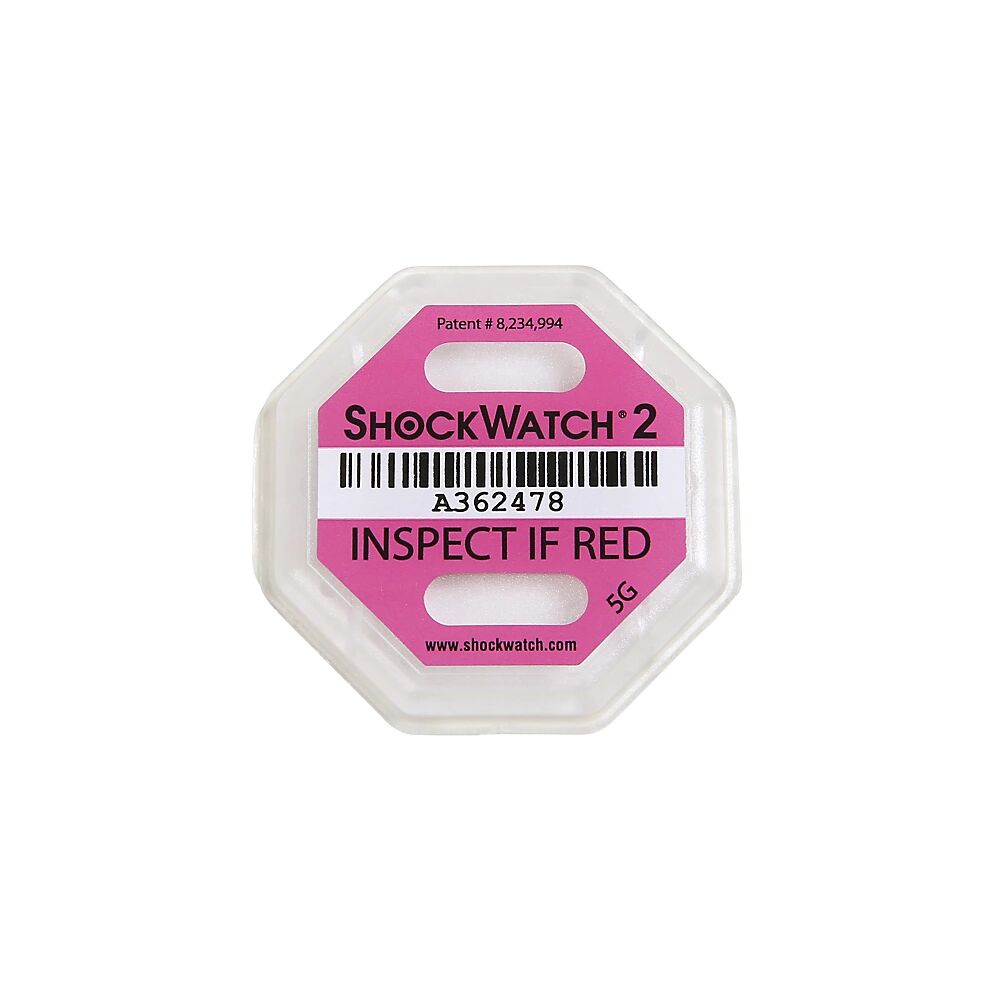 Stoßindikatoren inkl. Label, VE 100 Stk pink