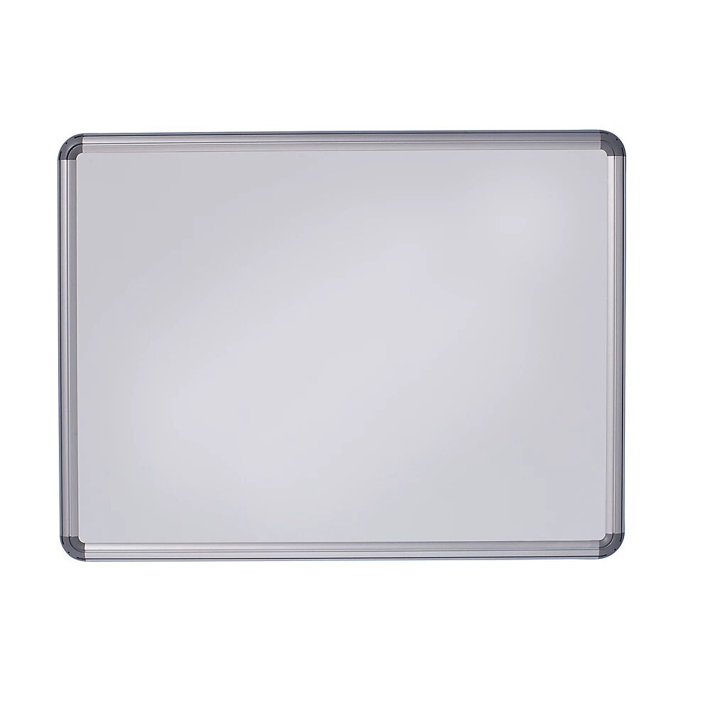 EUROKRAFTpro Design-Wandtafel Stahlblech, lackiert BxH 600 x 450 mm, weiß