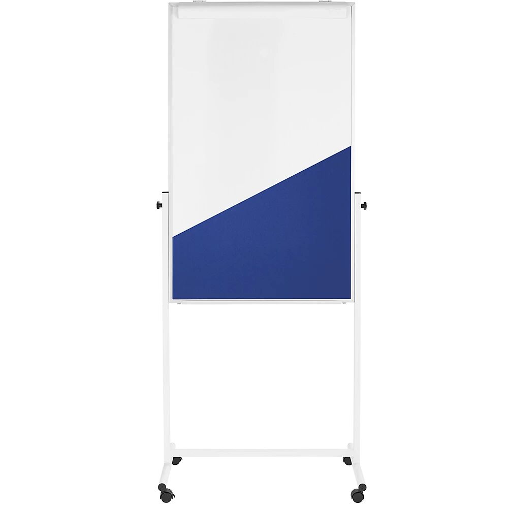 magnetoplan Universal-Board Tafelformat 750 x 1200 mm Whiteboard / Filz blau
