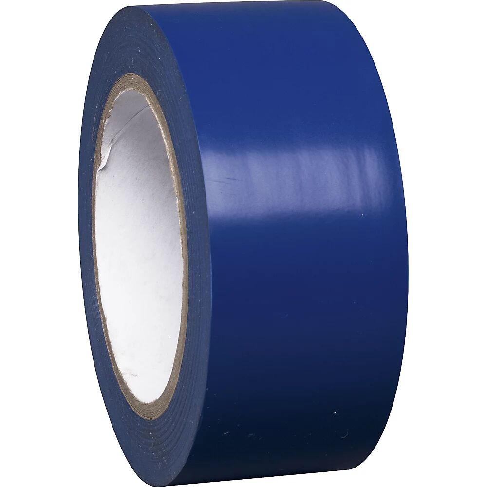 Bodenmarkierungsband aus Vinyl, einfarbig Breite 50 mm blau, VE 8 Rollen
