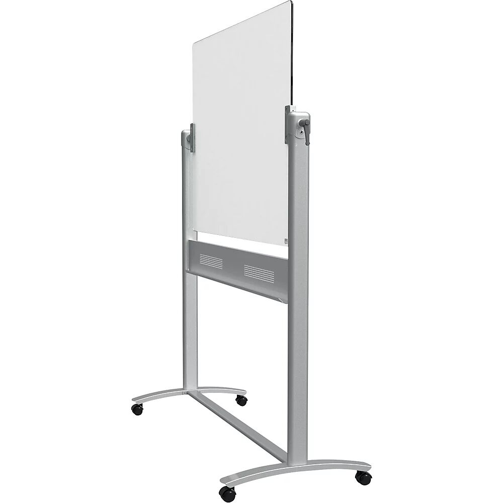 nobo Glas-Whiteboard mobil BxH 1200 x 900 mm