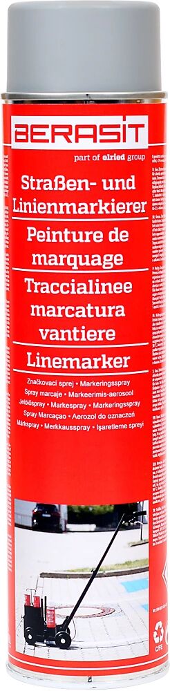 Markierfarbe, Inhalt 600 ml VE 12 Dosen grau