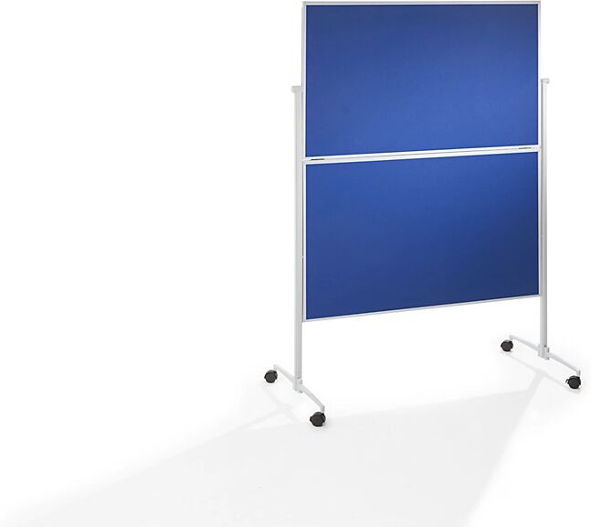 magnetoplan Moderationstafel EVOLUTION plus klappbar Filz blau