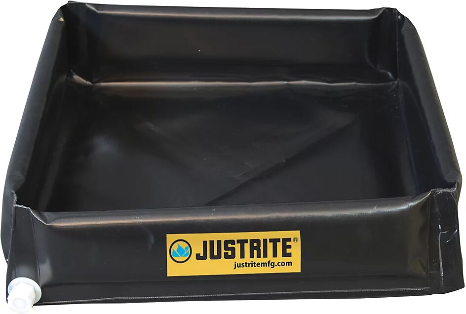 Justrite Universalwanne, flexibel mit Ablassstutzen Auffangvolumen 208 l