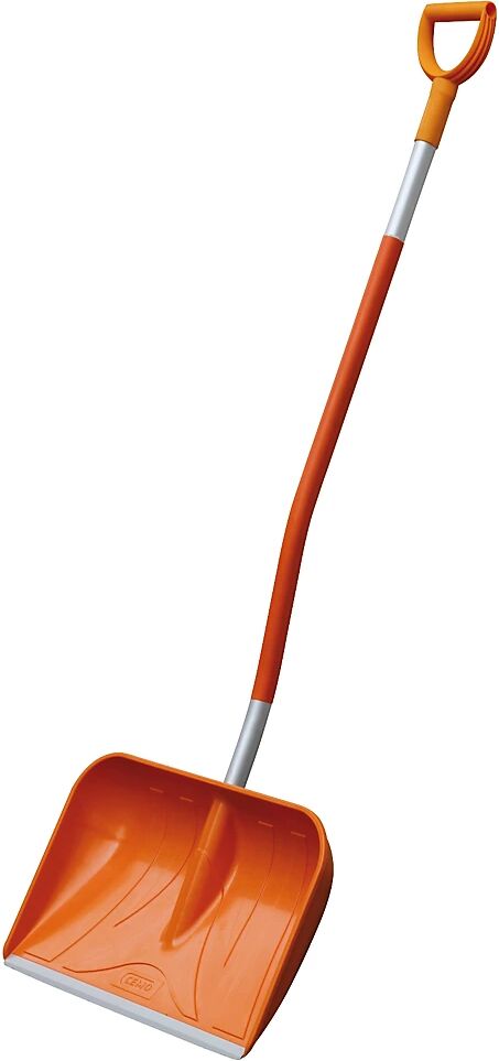 CEMO GfK-Schneeschaufel mit D-Griff Schaufel-BxH 560 x 360 mm orange, VE 10 Stk