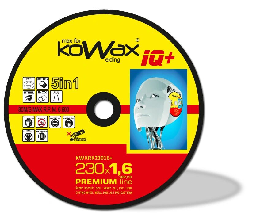 KOWAX Řezný kotouč KOWAX® IQ+ 5v1 230x1,6mm