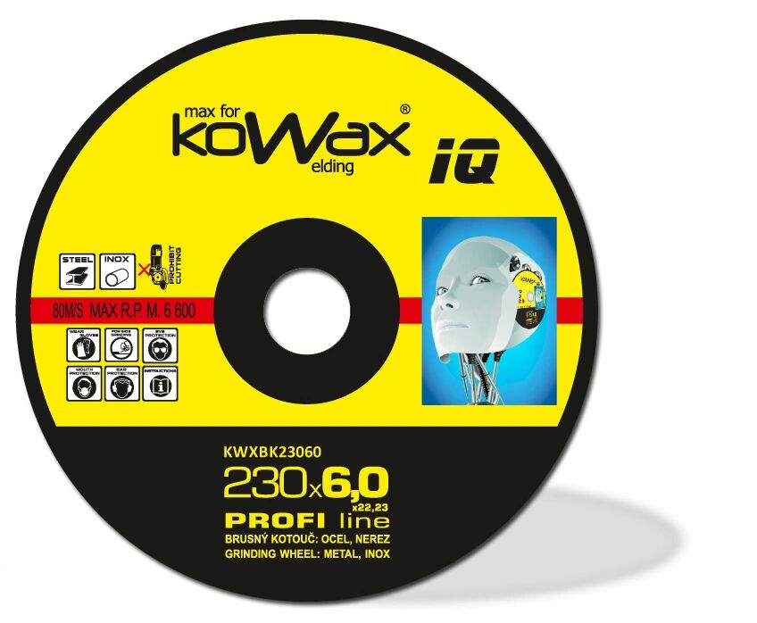 KOWAX Brusný kotouč KOWAX® IQ 2v1 230x6,0
