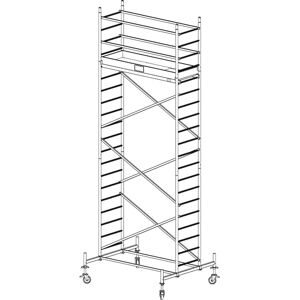 Krause Mobiles Alu-Gerüst ProTec 6,3 m