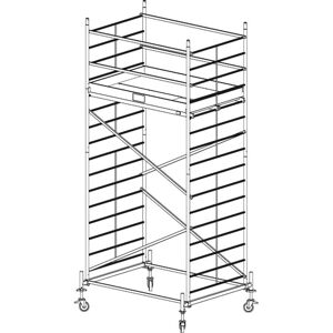 Krause Mobiles Alu-Gerüst Protec XXL 5,3 m