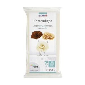 Glorex Keramilight ultraleicht weiß, 250 g