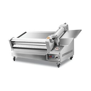 GMG - Teigausrollmaschinen Ø 55cm für runde und eckige Pizzen - Teigstärke einstellbar - Teiggewicht variabel 80-2000gr