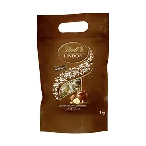 Lindt LINDOR Schokoladenkugel Beutel Haselnuss 80 x 12,5 g (1 kg)
