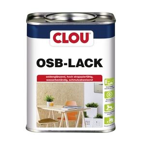 Clou OSB Lack 750 ml seidenglänzend