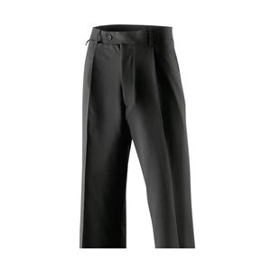Exner 600 - Herrenhose mit Bundfalten : schwarz (Business) 100% Polyester 270 g/m2 60